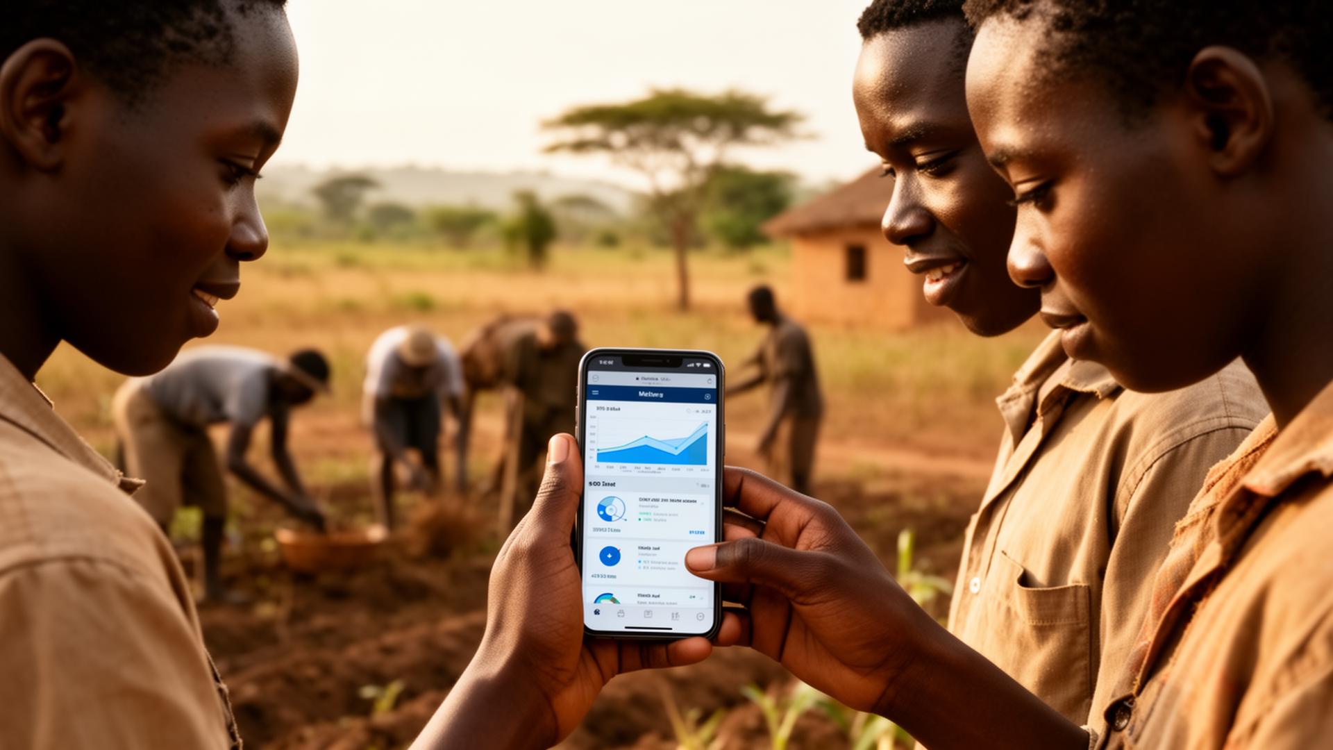 Agripreneurs reviewing data